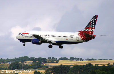 BA Boeing 737-400  G-DOCA